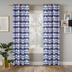 Zasłona gotowa na przelotkach AZUL Zasłona gotowa na przelotkach AZUL