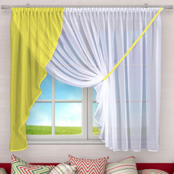 Firanka gotowa na taśmie KINGA Firanka gotowa na taśmie KINGA