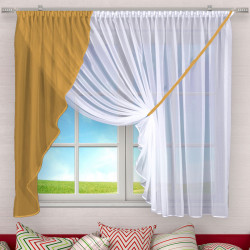 Firanka gotowa na taśmie KINGA Firanka gotowa na taśmie KINGA