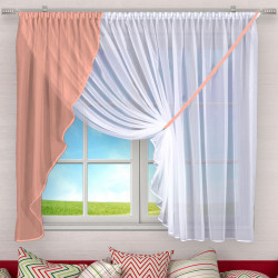 Firanka gotowa na taśmie KINGA Firanka gotowa na taśmie KINGA