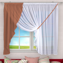 Firanka gotowa na taśmie KINGA Firanka gotowa na taśmie KINGA