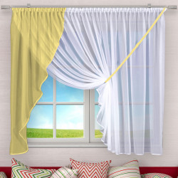 Firanka gotowa na taśmie KINGA Firanka gotowa na taśmie KINGA