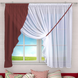 Firanka gotowa na taśmie KINGA Firanka gotowa na taśmie KINGA