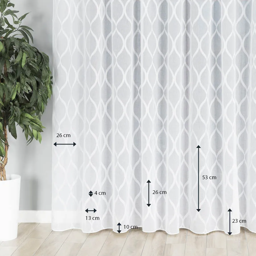 Firanka gotowa na taśmie MODELLI