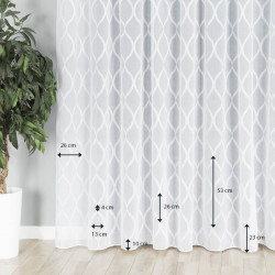 Firanka gotowa na taśmie MODELLI