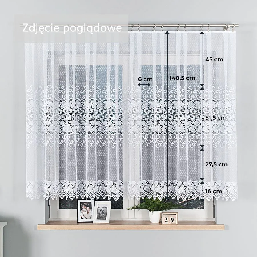 Firanka żakardowa 004465