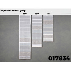 Firanka żakardowa 017834 Firanka żakardowa 017834