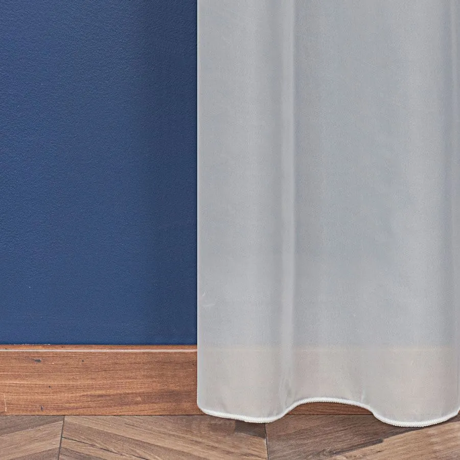 Woal gładki z ołowianką WOALIA