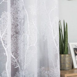 Firanka żakardowa ze wzorem po całości 054257