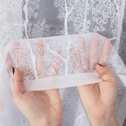 Firanka żakardowa ze wzorem po całości 054257