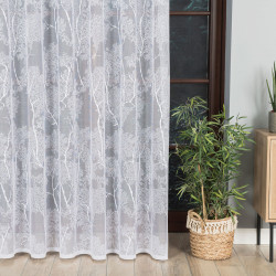 Firanka żakardowa ze wzorem po całości 054257