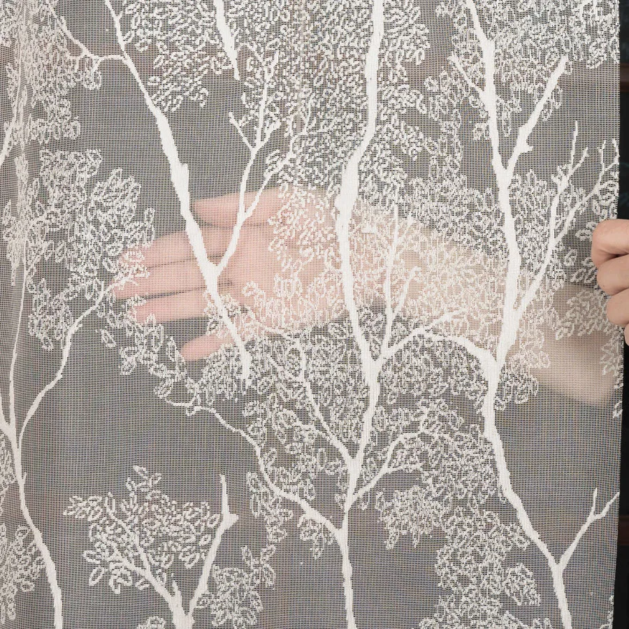 Firanka żakardowa ze wzorem po całości 054257