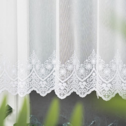 Firanka haftowana ze wzorem na samym dole 123397