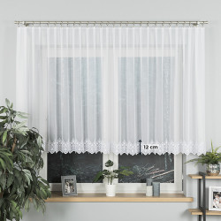 Firanka haftowana ze wzorem na samym dole 123397