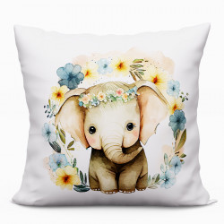 Poduszka dekoracyjna z wypełnieniem silikonowym SŁONIK