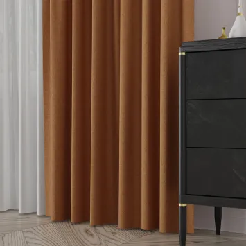 Zasłony pomarańczowe