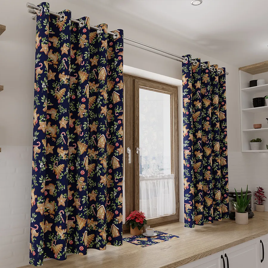 Tkanina dekoracyjna wodoodporna PIERNIKI