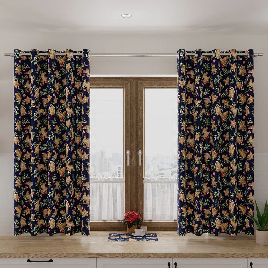 Tkanina dekoracyjna wodoodporna PIERNIKI