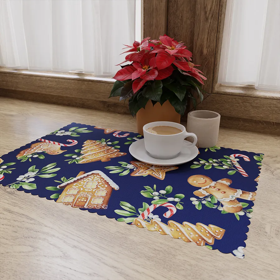 Tkanina dekoracyjna wodoodporna PIERNIKI