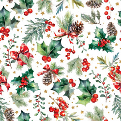 Tkanina dekoracyjna wodoodporna JARZĘBINA NINA