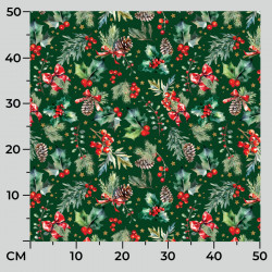 Tkanina dekoracyjna wodoodporna JARZĘBINA NINA