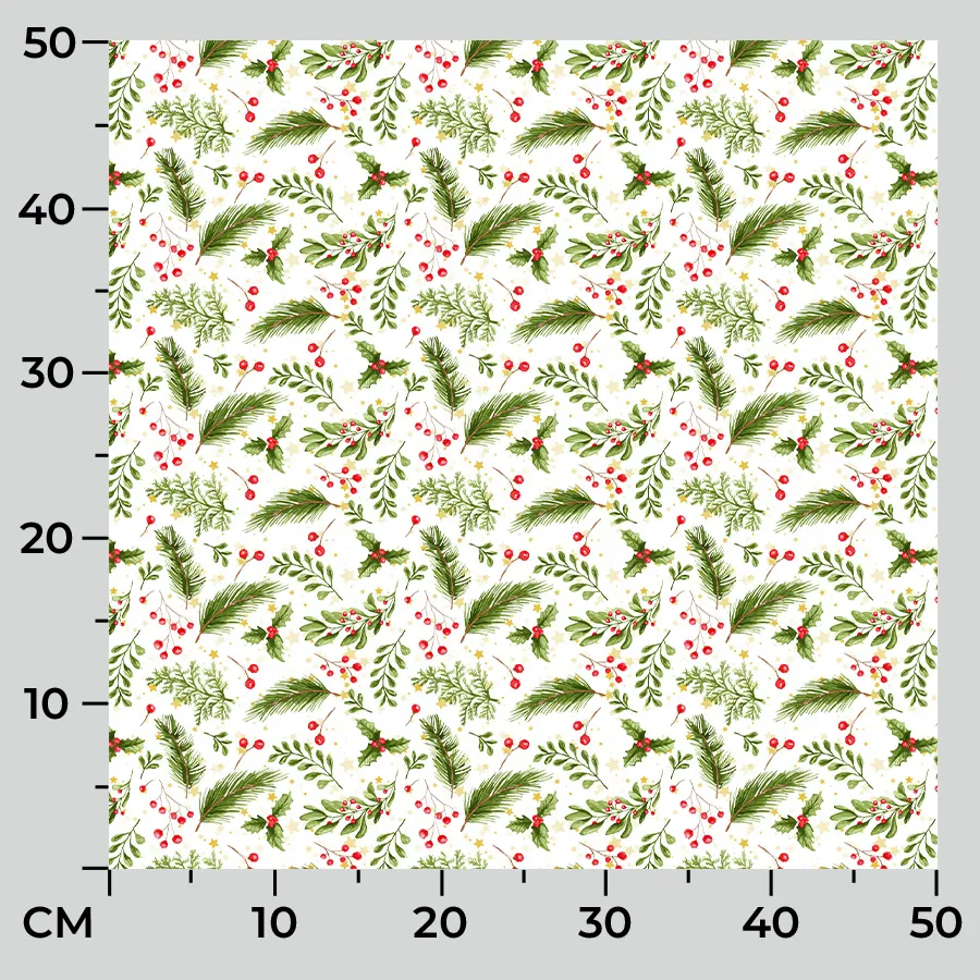 Tkanina dekoracyjna świąteczna ŚWIĘTA 043