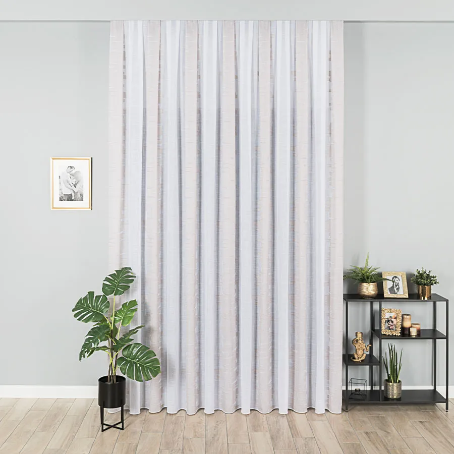 Firanka fantazyjna z ołowianką 340007 Markizeta