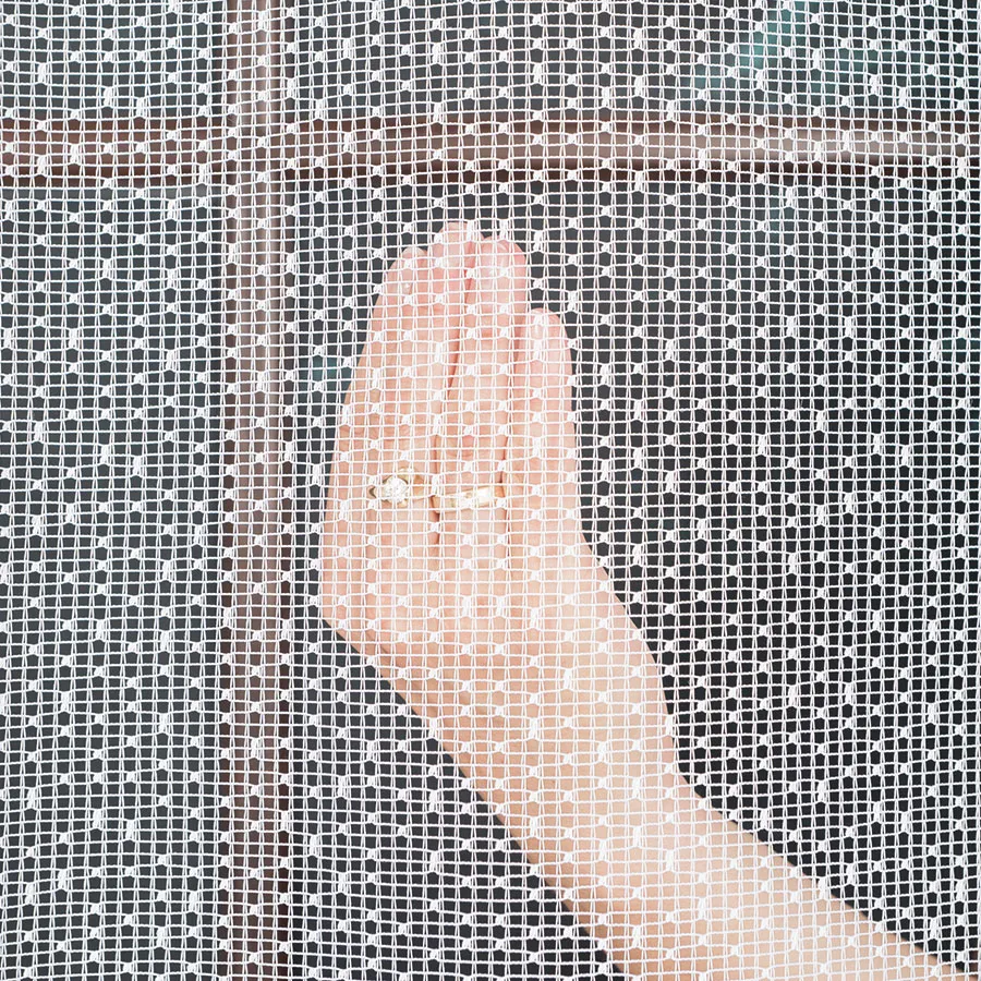 Firanka żakardowa ze wzorem pasowym 044184-Markizeta