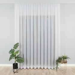 Firanka haftowana ze wzorem na samym dole 123592