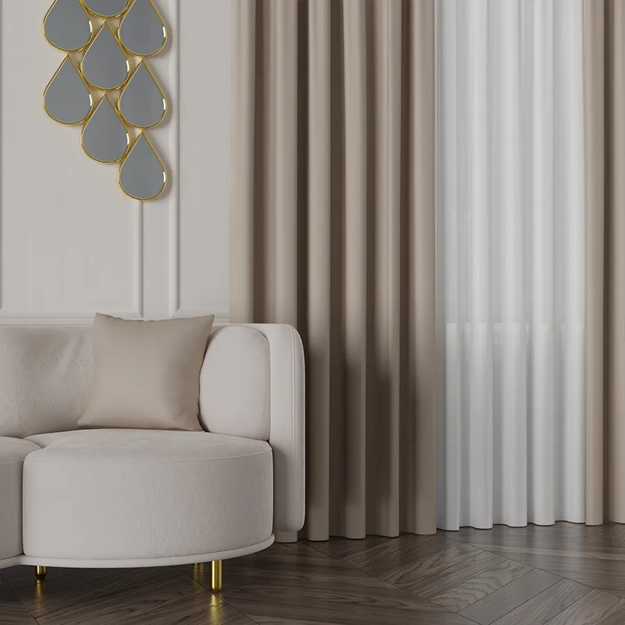 Tkanina dekoracyjna zaciemniająca NELIA