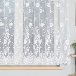 Firanka żakardowa ze wzorem po całości 005189 Firanka żakardowa ze wzorem po całości 005189