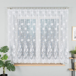 Firanka żakardowa ze wzorem po całości 005189 Firanka żakardowa ze wzorem po całości 005189