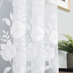 Firanka żakardowa ze wzorem po całości 005189 Firanka żakardowa ze wzorem po całości 005189
