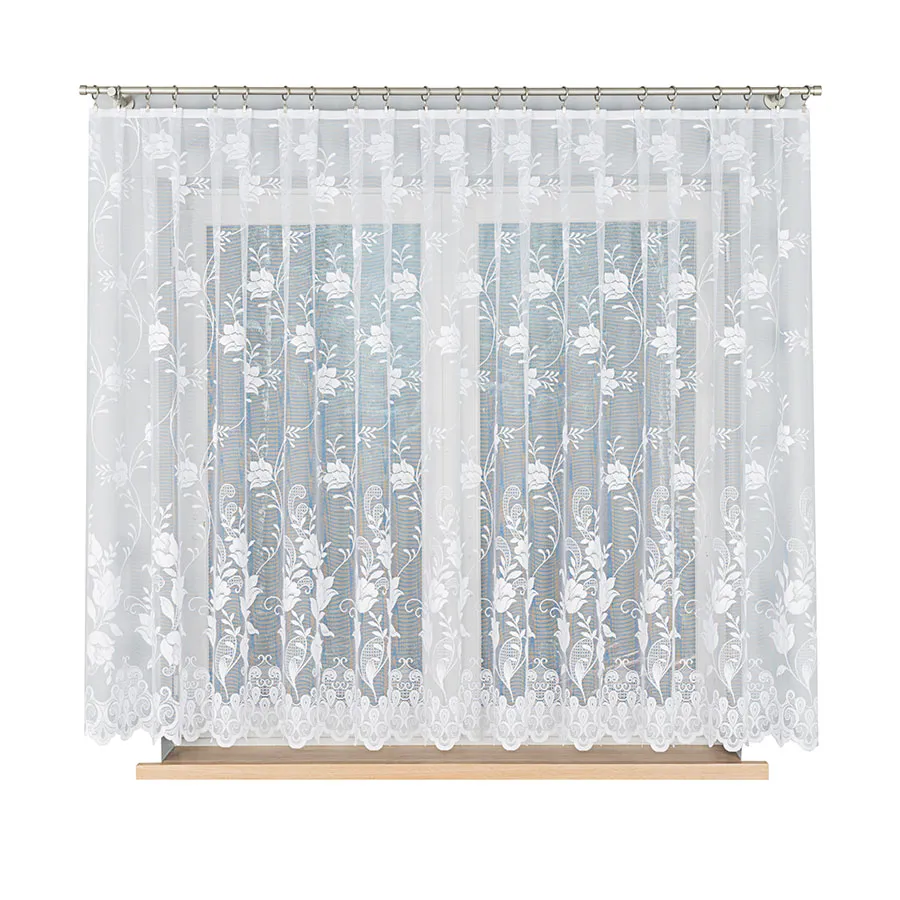 Firanka żakardowa ze wzorem po całości 005189