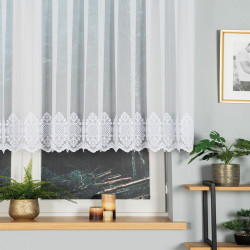 Firanka haftowana ze wzorem na samym dole 127102