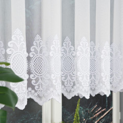 Firanka haftowana ze wzorem na samym dole 127102