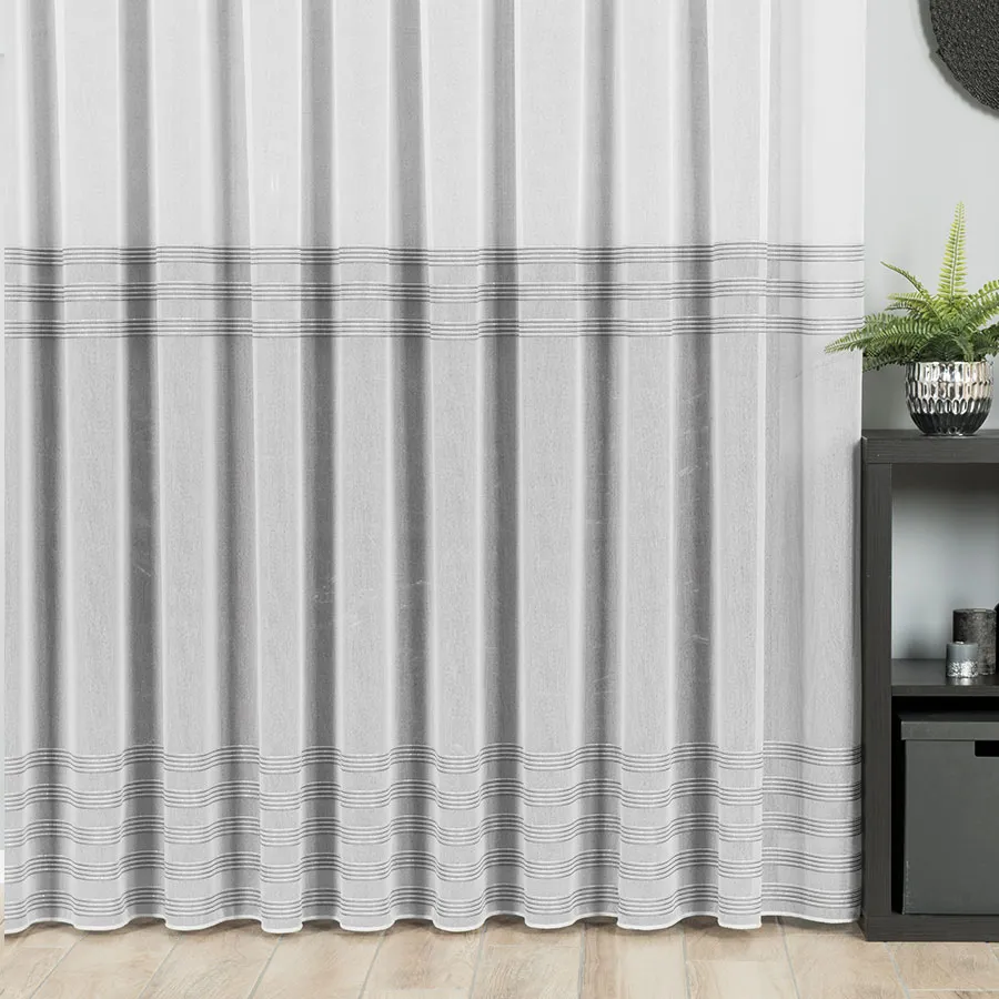 Firanka gotowa fantazyjna z taśmą RAYAS