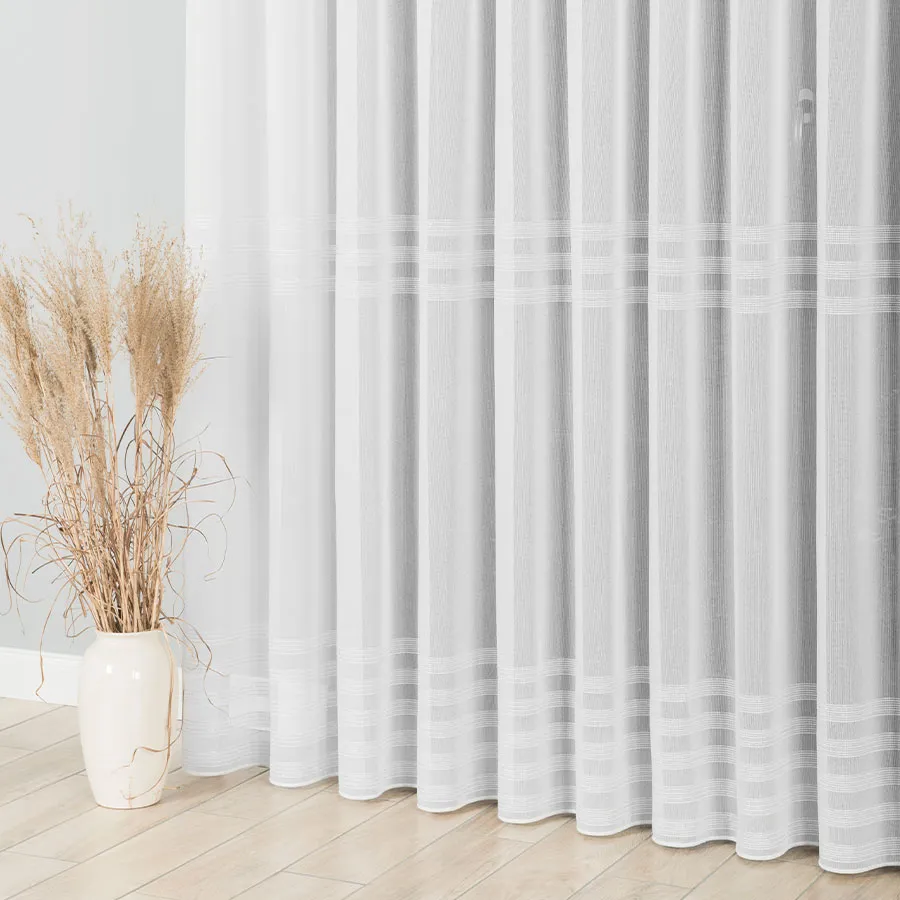 Firanka gotowa fantazyjna z taśmą RAYAS