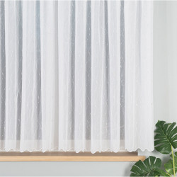 Firanka gotowa haftowana z cekinami z taśmą RICAMO Firanka gotowa haftowana z cekinami z taśmą RICAMO