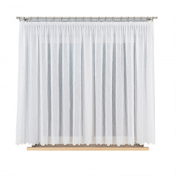 Firanka gotowa haftowana z cekinami z taśmą RICAMO Firanka gotowa haftowana z cekinami z taśmą RICAMO