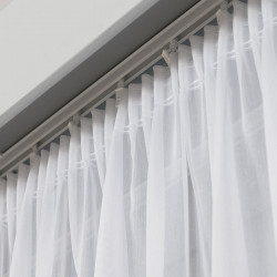 Firanka gotowa haftowana z taśmą PEPITKA Firanka gotowa haftowana z taśmą PEPITKA