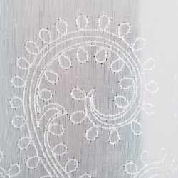 Firanka gotowa haftowana z taśmą GATITOS