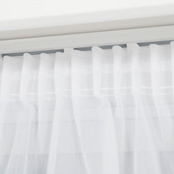 Firanka gotowa haftowana z taśmą GATITOS