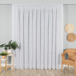 Firanka gotowa haftowana z taśmą RAMITAS Firanka gotowa haftowana z taśmą RAMITAS