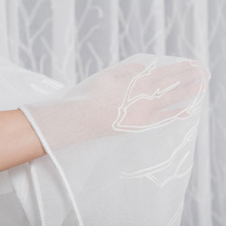 Firanka gotowa haftowana z taśmą RAMITAS Firanka gotowa haftowana z taśmą RAMITAS