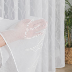 Firanka gotowa haftowana z taśmą RAMITAS Firanka gotowa haftowana z taśmą RAMITAS