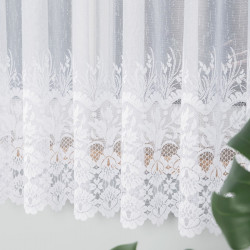 Firanka żakardowa ze wzorem na dole 018864 Firanka żakardowa ze wzorem na dole 018864