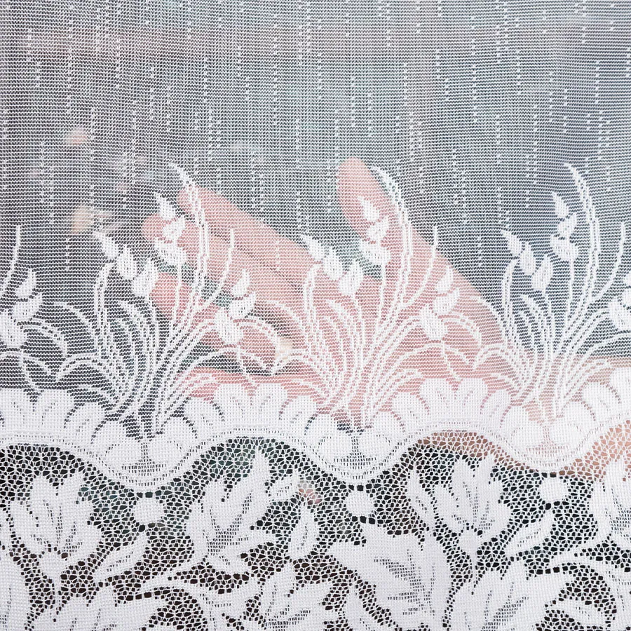 Firanka żakardowa ze wzorem na dole 018864