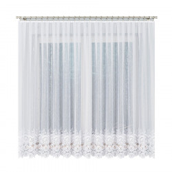 Firanka żakardowa ze wzorem na dole 018864 Firanka żakardowa ze wzorem na dole 018864