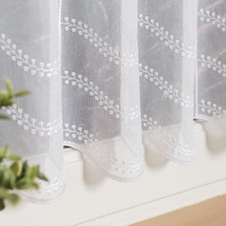 Zazdrostka panelowa haftowana na woalu 034606